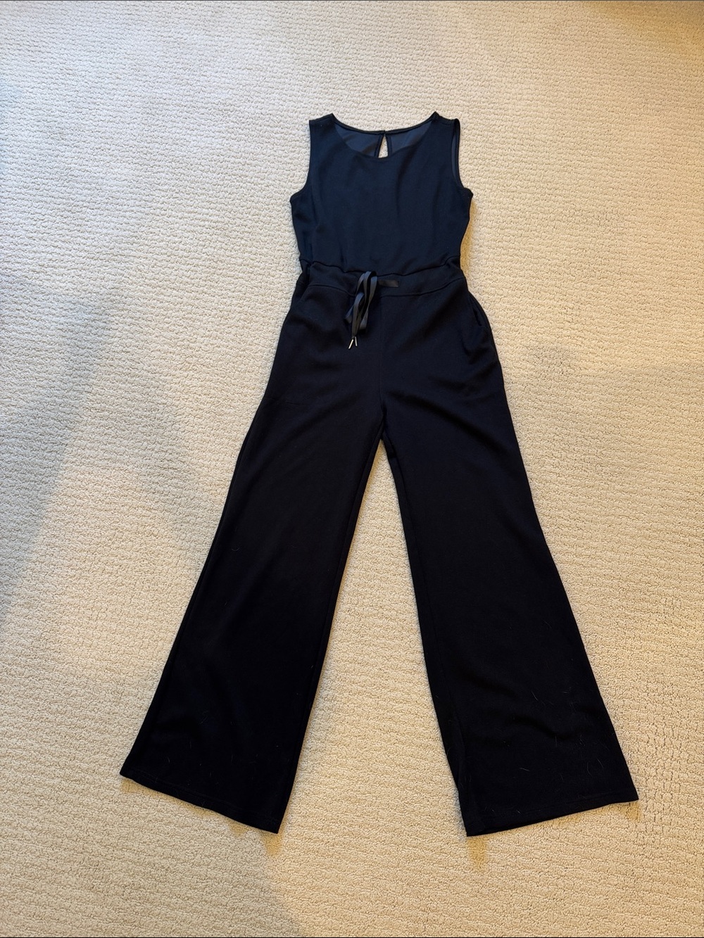 Fashion Brand Company Classic Black Jumpsuit with pockets